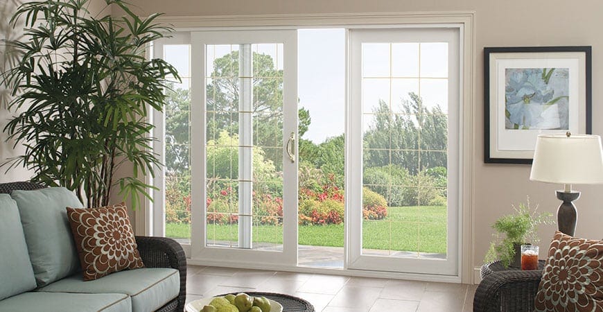 French Rail Door in Bedroom